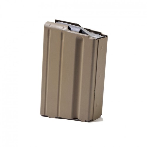 6.8 SPC MAGAZINE - FDE MARLUBE, GRAY FOLLOWER, STAINLESS STEEL, 10/RD