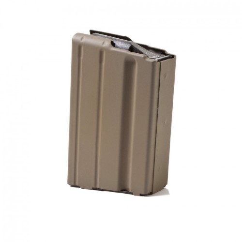 7.62 X 39 MAGAZINE - FDE MARLUBE, BLACK FOLLOWER, STAINLESS STEEL, 10/RD