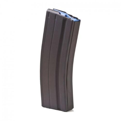 AR-15 6.5/.264 STAINLESS 25 ROUND GRENDEL MAGAZINE - MARLUBE BLACK, BLUE FOLLOWER