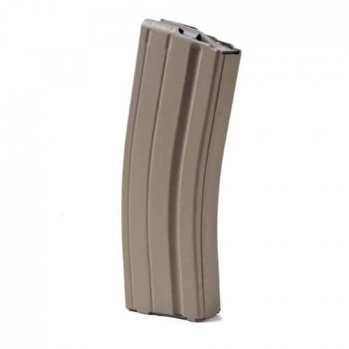 6.8 SPC MAGAZINE - FDE MARLUBE, GRAY FOLLOWER, STAINLESS STEEL, 25/RD