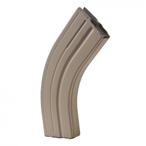 7.62 X 39 MAGAZINE - FDE MARLUBE, BLACK FOLLOWER, STAINLESS STEEL, 30/RD