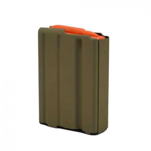 AR-15 MAGAZINE - FDE MARLUBE, 5.56/.223, ORANGE FLWR, 5/RD