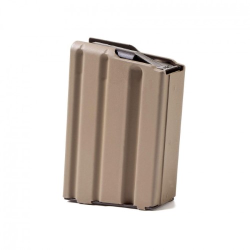 AR-15 MAGAZINE - FDE, 5.56 NATO, STAINLESS STEEL, 5/RD