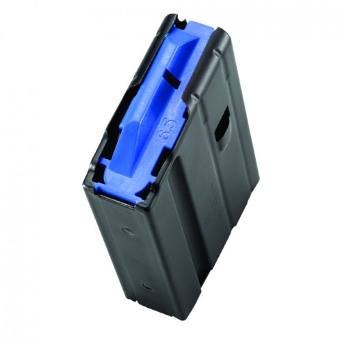 AR-15 MAGAZINE - 6.5MM GRENDEL - 10 ROUND - BLACK/BLUE