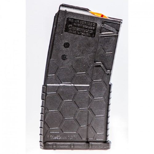 AR-15/M4/M16 SHORTY MAGAZINE - 20 ROUND, POLYHEX2, 223/5.56X45MM, .300AAC BLACKOUT, .458 SOCOM, .50 BEOWULF, BLACK