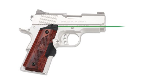 LG-902G Green Master Series™ Lasergrips® Rosewood for 1911 Compact