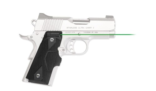 LG-404G Front Activation Green Lasergrips® for 1911 Compact