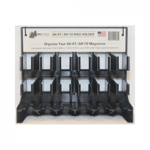 AK-47 / AR-10 MAG HOLDER - BLACK, UP TO 6 MAGS