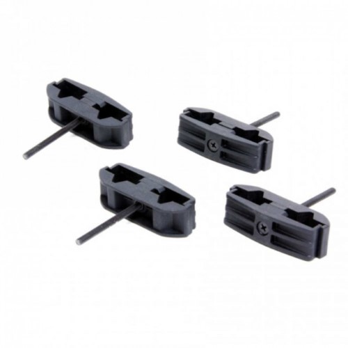 AK-47 (METAL MAGAZINE)-BLACK POLYMER MAGAZINE CLAMP (4) PACK