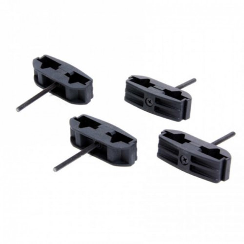 AK-47 (POLYMER MAGAZINE) BLACK POLYMER MAGAZINE CLAMP (4) PACK