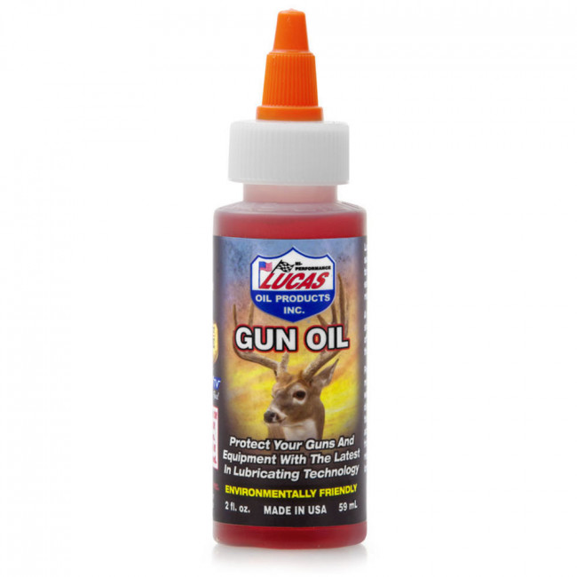 LUCAS GUN OIL - 2 OZ. LIQUID BOTTLE