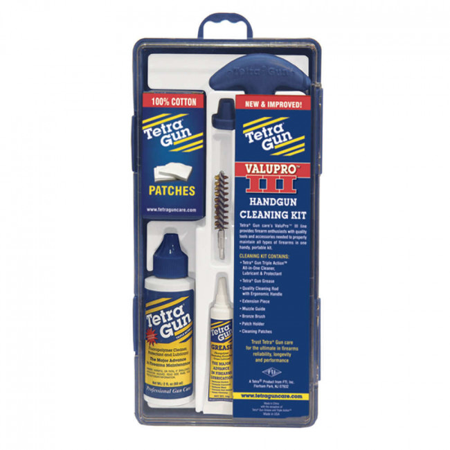 VALUEPRO III HANDGUN CLEANING KIT .44-.45 CALIBER